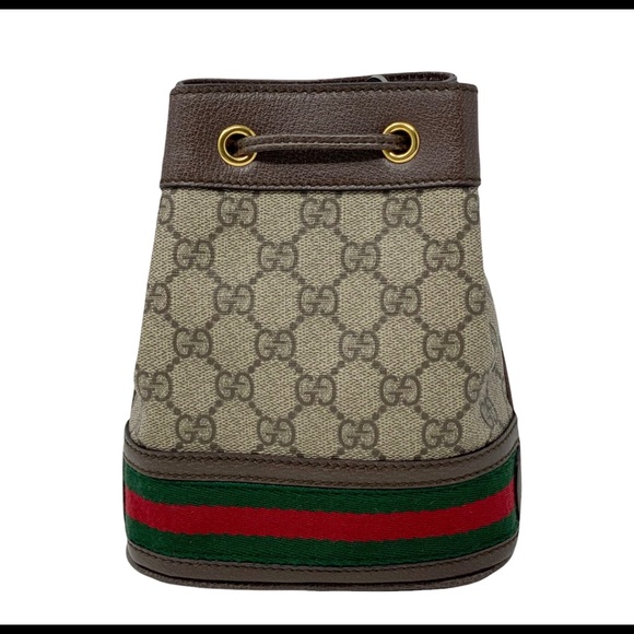 Gucci Mini Ophidia Supreme Bucket Bag - Picture 3 of 10